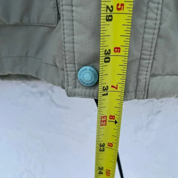 Eddie Bauer Mens Gore Tex Winter Hooded Jacket Beige Sz Small - Picture 2 of 16